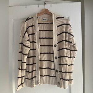 Pact Striped Sweater